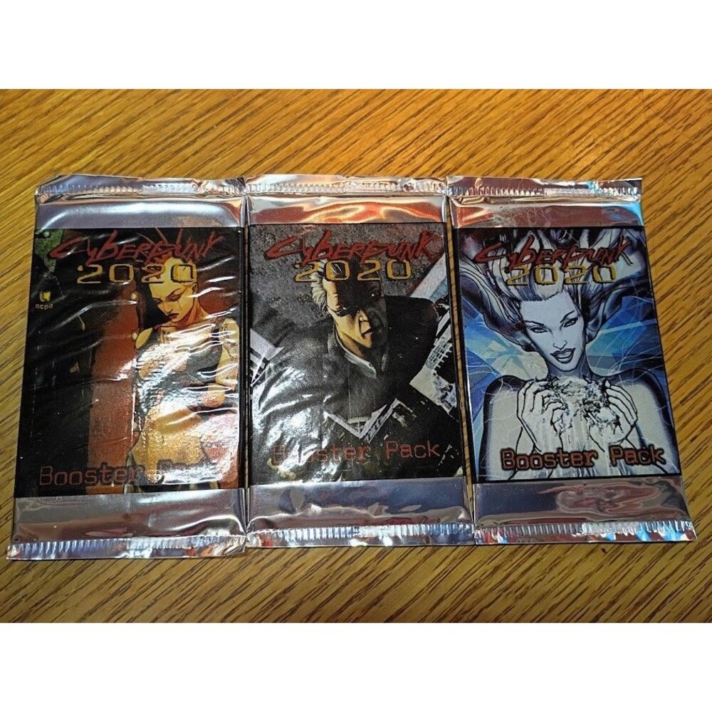 Cyberpunk CCG 2020 Edition Booster Packs. SEALED Trading Cards 2003 - Lot Of 3